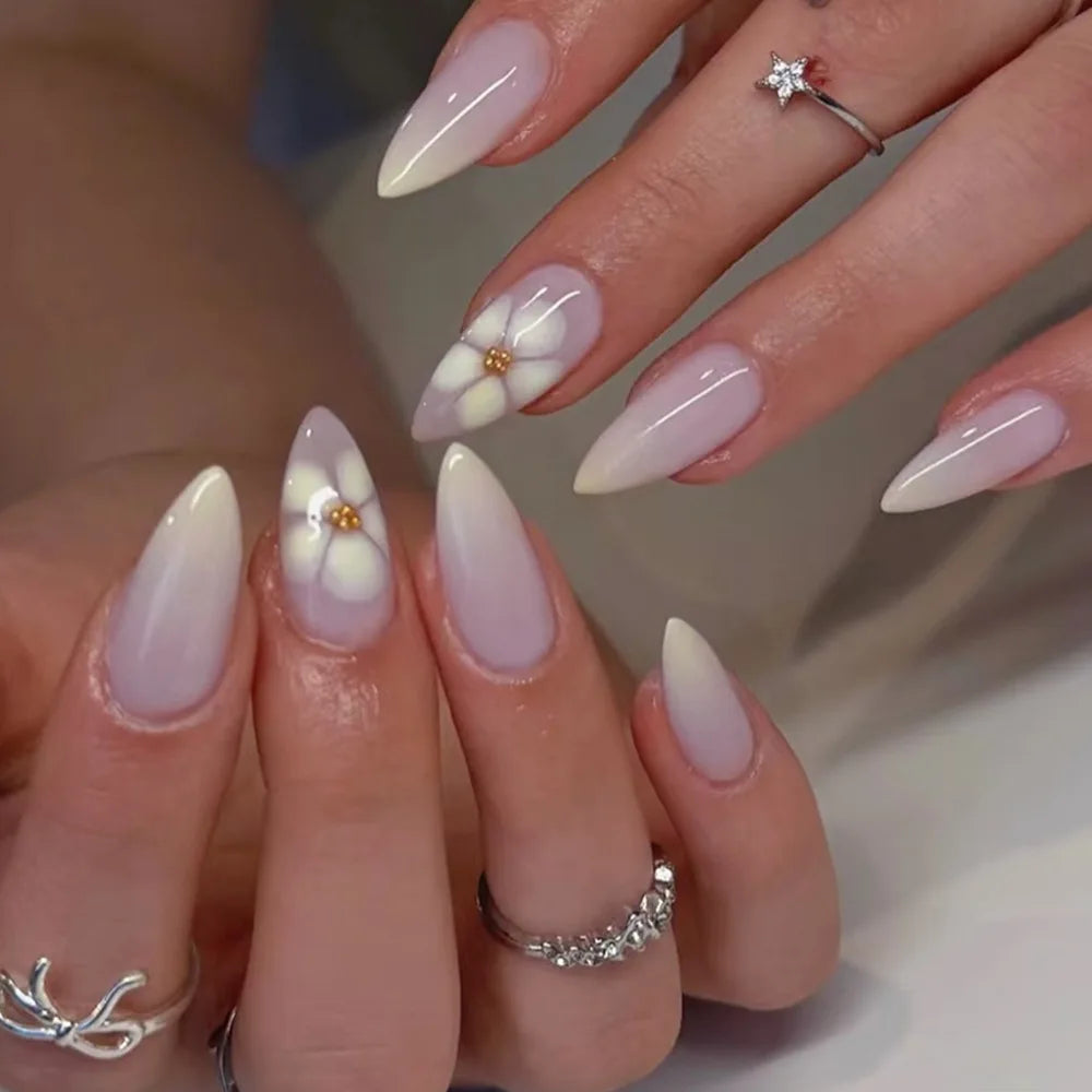 Almond False Nails