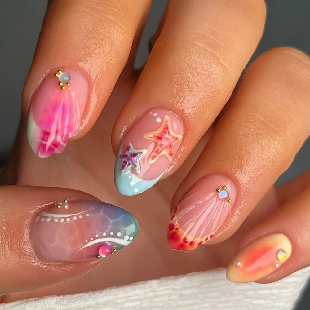 Almond False Nails