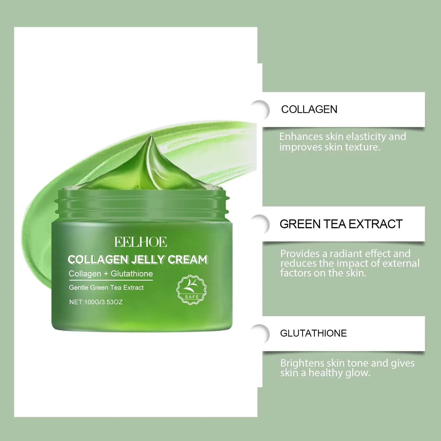 Green Tea Jelly Cream